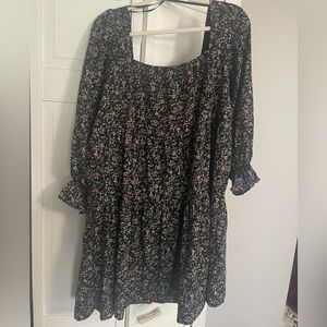 Dress, Mid-Length, Floral